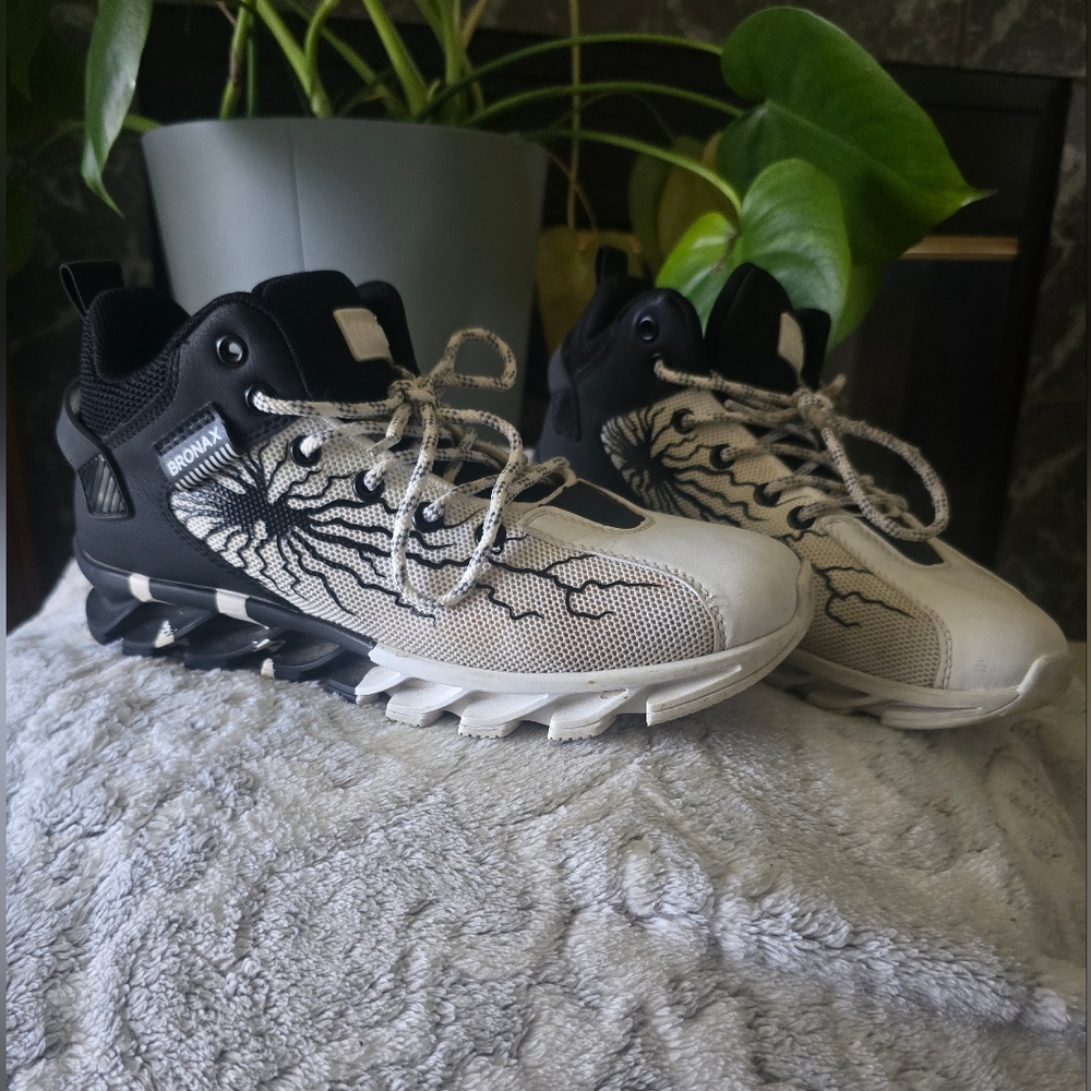 Black and White Athletic Sneakers